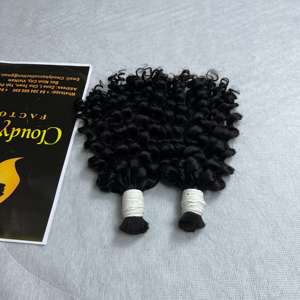CDYHAIRVN Premium Eurasian Curl Bulk Human Hair Unprocessed Vietnamese Raw Virgin Hair Cuticle Aligned For Vendors - Product Image 2