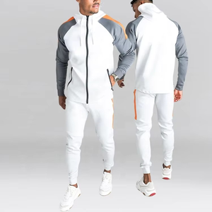 Vente en gros logo personnalisé ensemble de jogging en polaire tech vierge pour hommes survêtement de gym survêtement en polyester unisexe - Product Image 1