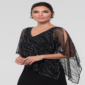 Vente en gros Robes longues élégantes pour femmes d'été à manches courtes patchwork léopard - Product Image 2
