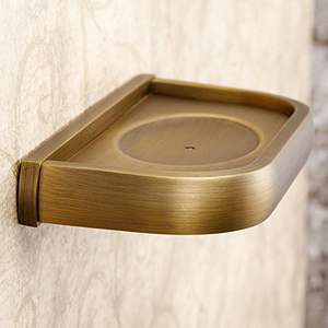 Jabonera de dos piezas respetuosa con el medio ambiente, soporte para espejo de baño de latón moderno, lo último - Product Image 6