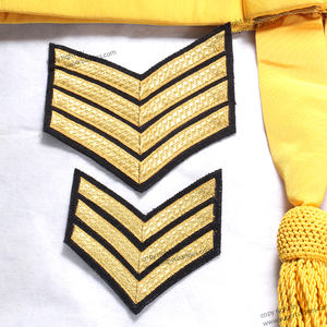 Bordado Rango Chevron Parches Bordado Sargento Chevron Uniforme Parches - Product Image 3