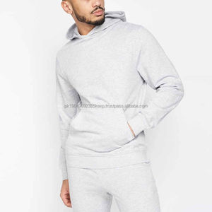 Conjunto Deportivo de Invierno para Hombre, Talla Grande, con Pantalones Deportivos de Algodón Anchos y Sudadera con Capucha Cortavientos - Product Image 4