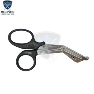 Ciseaux à pansement universels de qualité supérieure Ciseaux d'infirmière médicale en acier inoxydable pour instruments chirurgicaux de soins d'urgence - Product Image 1