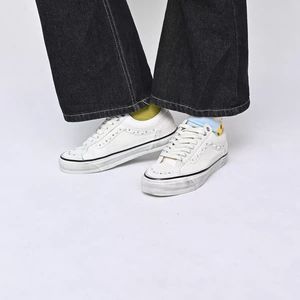 Vintage Distressed <strong>Canvas</strong> Footwear Navy Blue Pearl Dirty Skate Sneakers Trendy Campus Daily <strong>Shoes</strong> <strong>for</strong> Men <strong>Women</strong> Overseas Stock - Product Image 5