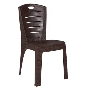 Стул из ротанга для сада, дома, офиса, гостиной, уличная мебель, прочный легкий пластиковый бежевый коричневый стул