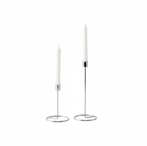 Ensemble de 3 bougeoirs coniques en métal doré de qualité supérieure, candélabres pour mariage, fête de Noël, décoration de table à manger, porte-bougie - Product Image 5