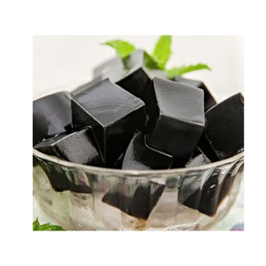 Feuilles de gelée d'herbe noire pour une préparation facile de la gelée Desserts de gelée d'herbe faits maison simples avec des feuilles naturelles - Product Image 1