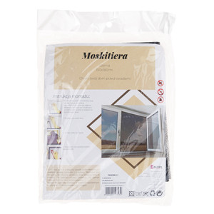 ZZ81 Modern Design Black Mosquito <b>Net</b> <b>Window</b> 150x180 + RPE Fiberglass Aluminum Screen for Hotel Insect Mosquito Protection - Product Image 4