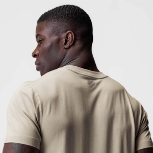 Camiseta de entrenamiento de rendimiento para hombre OEM con tecnología de absorción de sudor para Fitness y gimnasio 100% camisetas de algodón para hombre - Product Image 4