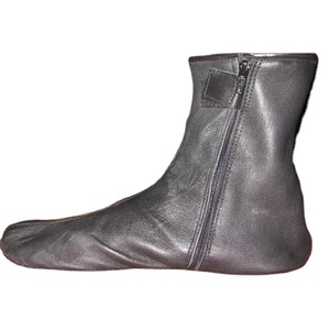 <b>Winter</b> Youth Children Thigh High Seamless Knitted <b>Socks</b> Zipper Slipper Khuffs Eco-Friendly high quality Original leather <b>Socks</b> - Product Image 3