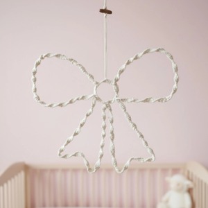 Handcrafted Simple <b>Bow</b> Macrame Wall Decor For Modern Homes Offering Clean Aesthetic And Charming Wall Accent From India - Product Image 6