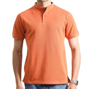 เสื้อยืดคอปกติดกระดุม ทรงปกติ สีพื้น แฟชั่นคุณภาพสูง ขายดี เสื้อยืดสตรีทแวร์ แบบเรียบ - Product Image 1