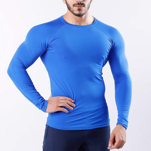 Men's Rash Guard Compression Shirts Jogging Wear <b>Long</b> <b>Sleeve</b> Full Sublimation Printed Nylon Polyester Fitness <b>Gym</b> <b>Tops</b> - Product Image 1