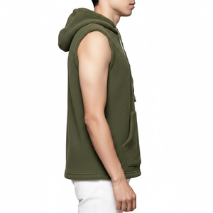 Sudadera con Capucha de Invierno 100% Algodón, Material Polar, Ligera, Impresión de Logotipo Personalizada, Servicio OEM - Product Image 2