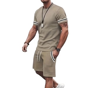 Nouveau survêtement en coton uni pour homme, collection 2026, vente en gros, respirant, coupe classique, décontracté, pull d'été chaud pour adultes - Product Image 1