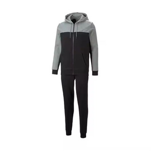 Survêtements lavage à l'acide personnalisé jogging pantalons de survêtement et sweat à capuche ensemble décontracté unisexe survêtement 2 pièces survêtement lavage à l'acide survêtement - Product Image 5