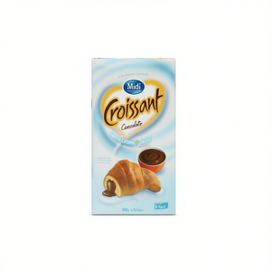 MIDI Chocolate Croissant 6 Pack <b>Wheat</b> Flour Semi-Soft Texture G.300X12 Sweet Bread CASALINI SRL <b>Bag</b> - Product Image 2