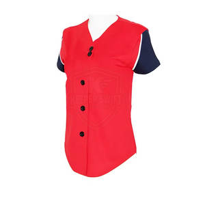 Ventes directes d'usine, uniforme de softball à manches courtes, nouveau style, vêtements de sport, uniforme de softball - Product Image 4