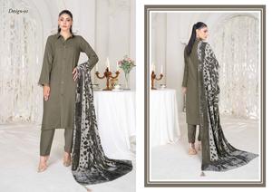 2024 Top marque Collection haute qualité laine fête porter des costumes pour femmes inde et Pakistan Style Salwar Kameez - Product Image 3