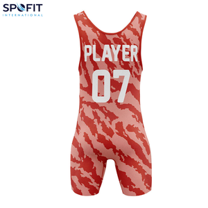 Combinaison de lutte sublimée de qualité supérieure, combinaison de lutte professionnelle pour hommes, de haute qualité, extensible et confortable pour les combats - Product Image 6