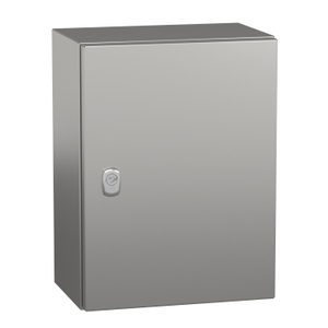 For SCHNEIDER <b>ELECTRIC</b> NSYS3X4320H SPACIAL S3X Stainless 316L Electronics <b>Instrument</b> Enclosures Scotch Brite Finish Dimensions - Product Image 1