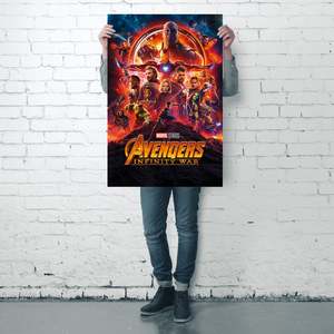 Póster de una sola hoja con diseño moderno de Avengers Infinity War para decoración de pared - Product Image 2