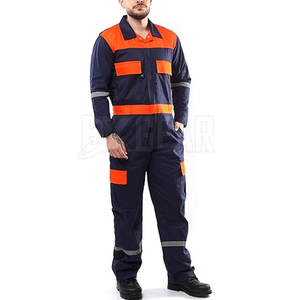 Service OEM Fourniture d'usine Combinaison de travail Vêtements de travail Combinaison de sécurité Manches longues Combinaison de travail de sécurité - Product Image 1