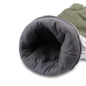 ถุงมือทำงานเชื่อมหนังระบายอากาศได้ดีถุงมือทำงานเชื่อมงานเชื่อมด้วยความร้อนสูงโลโก้ออกแบบได้ตามต้องการ - Product Image 4