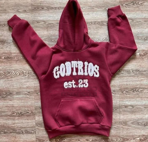 Sweat à capuche surdimensionné à fermeture éclair en coton 100% avec logo personnalisé pour homme, épais, lourd, épaules tombantes, hiver, avec poche - Product Image 1