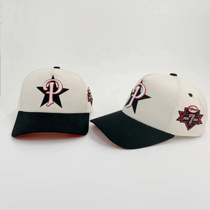 Factory Custom Men's Baseball Cap Sporty Design with 3D Embroidery Logo cotton Fabric Color Contrast Wholesale Made In <b>Pakistan</b> - Product Image 2