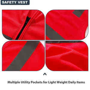 Chaleco de seguridad de alta visibilidad personalizable chaqueta de seguridad de alta calidad Chaleco de trabajo reflectante para alta visibilidad, chaleco de ropa de trabajo de invierno - Product Image 3