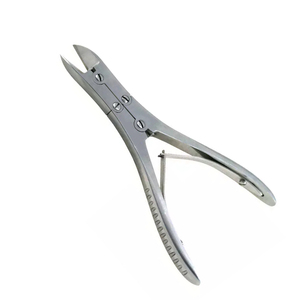 Forceps à os Ruskin en acier inoxydable de haute qualité MEDIHEAL SURGICAL CORPORATION MMSC-H-4777, instrument chirurgical droit - Product Image 1