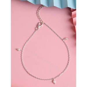 Compre Tobilleras/Payals de Plata 925 100% Auténtica para Mujeres y Niñas, Estilo Lindo, Chapadas en Oro con Material de Oro de 14K y Diamante como Piedra Principal - Product Image 2