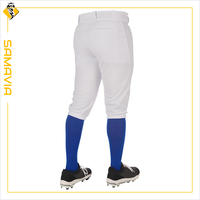 SAMAVIA Industry Pantalon Capri de baseball court pour hommes Design personnalisé, vêtements de sport 3/4, grandes tailles coutures de qualité supérieure