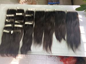 Perruque Lace Closure Swiss Transparent Hd 100% cheveux humains, perruque Lace Frontal wig vierge, vente en gros - Product Image 3