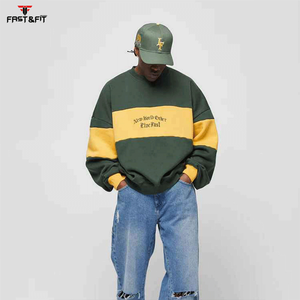 Professionnel fait coton tissu uni à manches longues hommes sweat-shirt à vendre nouveau Design sweats à capuche sweat-shirt - Product Image 3