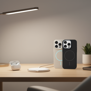 Étui magnétique en TPU+PC à finition miroir haute brillance pour 12 Pro Max - Product Image 2