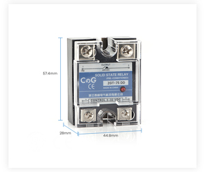 CG SSR-75DD 75A中国サプライヤー単相DC-DCソリッドステートリレー240V - Product Image 3