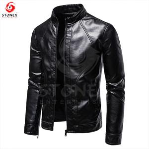 Veste en cuir pour hommes personnalisée de la meilleure qualité nouvelle arrivée style de rue avec col montant pour l'hiver différentes couleurs de conceptions - Product Image 6