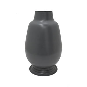 Vase en métal Vaisselle en vrac en gros Vase à fleurs décoratif en métal finition gris foncé pour la décoration de la maison et du mariage - Product Image 1