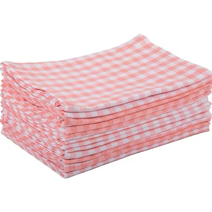 ชุดผ้าขนหนูลายทางทำจากผ้าฝ้ายรีไซเคิลแบบใช้แล้วทิ้ง6ผืนสามารถปรับแต่งได้สำหรับเทคนิคการทอผ้าสำหรับการดูแลกอล์ฟและรถยนต์ - Product Image 1