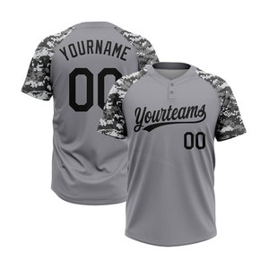 Maillot de baseball respirant de haute qualité pour hommes fabriqué en usine avec nom d'équipe personnalisé 100% polyester Couleurs personnalisées - Product Image 1