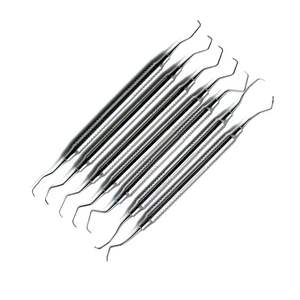Instrumentos quirúrgicos dentales profesionales Gracey Curettes Hu-Friedy Sickle Scaler Set 7 Instrumentos - Product Image 5