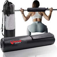 Coussin de protection pour haltères en néoprène personnalisé, antidérapant, réglable, épaisseur 25 mm, protection avancée pour squats, fentes d'aine, cou et épaules