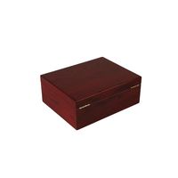 Boîte à bijoux en bois rectangulaire de luxe personnalisée avec logo, pour l'emballage et le rangement, vente en gros
