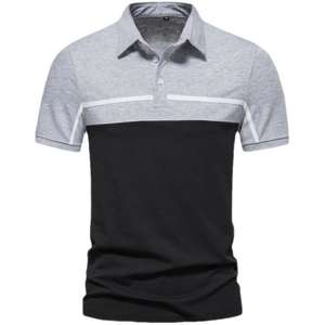 Camiseta Polo para Hombre 2026 Nueva Personalizada de Negocios Talla Grande Casual de Manga Corta Alta Calidad Venta al por Mayor - Product Image 3