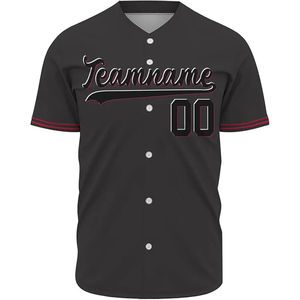 Camisas de béisbol de poliéster personalizadas al por mayor, ropa deportiva ligera de secado rápido y transpirable para equipos, ropa de entrenamiento, uniforme sublimado - Product Image 5