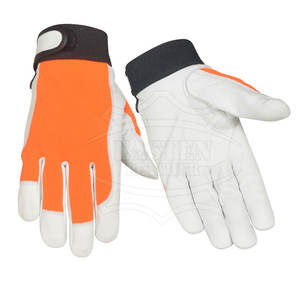Guantes de Trabajo de Alta Calidad al por Mayor, Guantes de Seguridad de Cuero Premium, Personalizables, Sin Silicona, Sin Polvo - Product Image 1