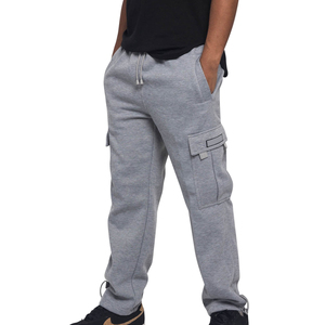 Pantalons droits pour hommes Gym Wear Fleece Loose Cargo Pants Outdoor Jogging Pantalones Hiking Running Casual Pants Pantalons pour hommes - Product Image 3