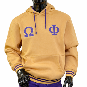 Sweat-shirt à col rond pour homme avec broderie de la fraternité Omega Psi Phi, broderie en chenille personnalisée, taille plus, col rond, université - Product Image 1